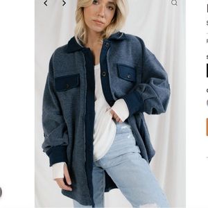 NWT Free People Ruby Fleece Jacket - Size L